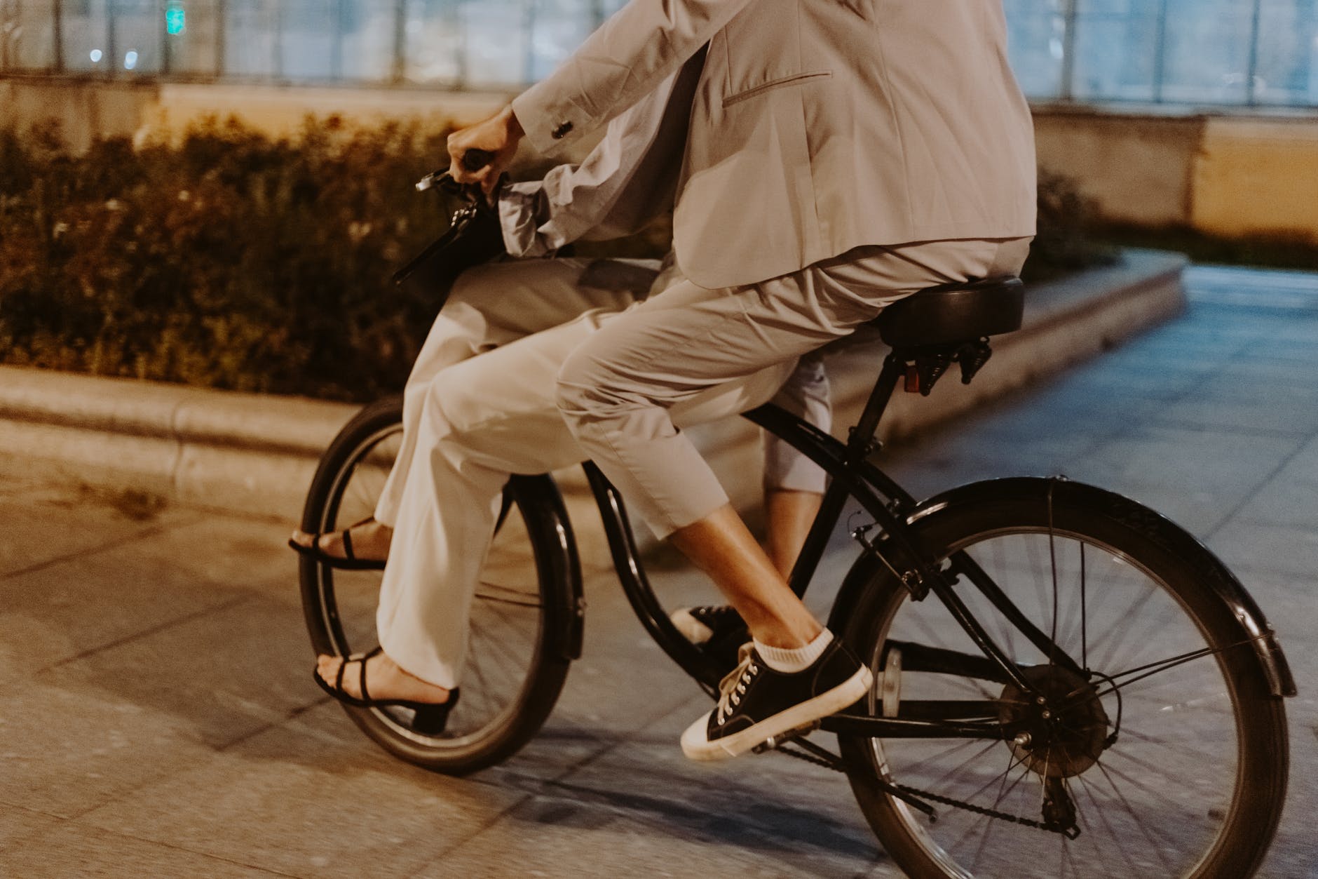 people riding bicycle on the street
