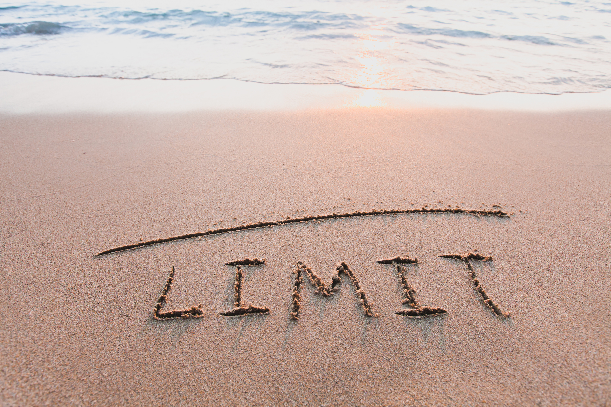 Limit written in sand